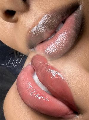 dark lip neutralization - lip blush