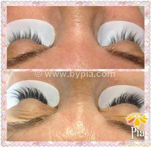 eyelash extensions - lash line