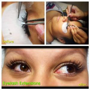 eyelash extensions - adhesive