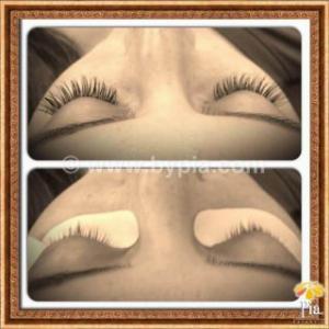 eyelash extensions - lash line
