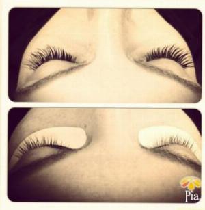 eyelash extensions - eyelash extensions before and after