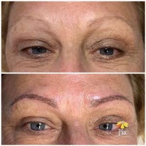 pia microblading in tampa fl - microblading before and after