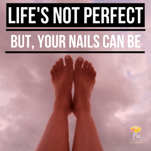 Life's not perfect but your nails can be!